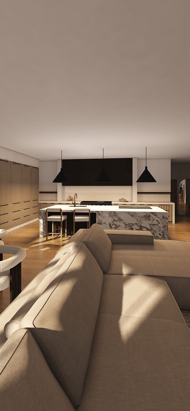 Mid-century living room