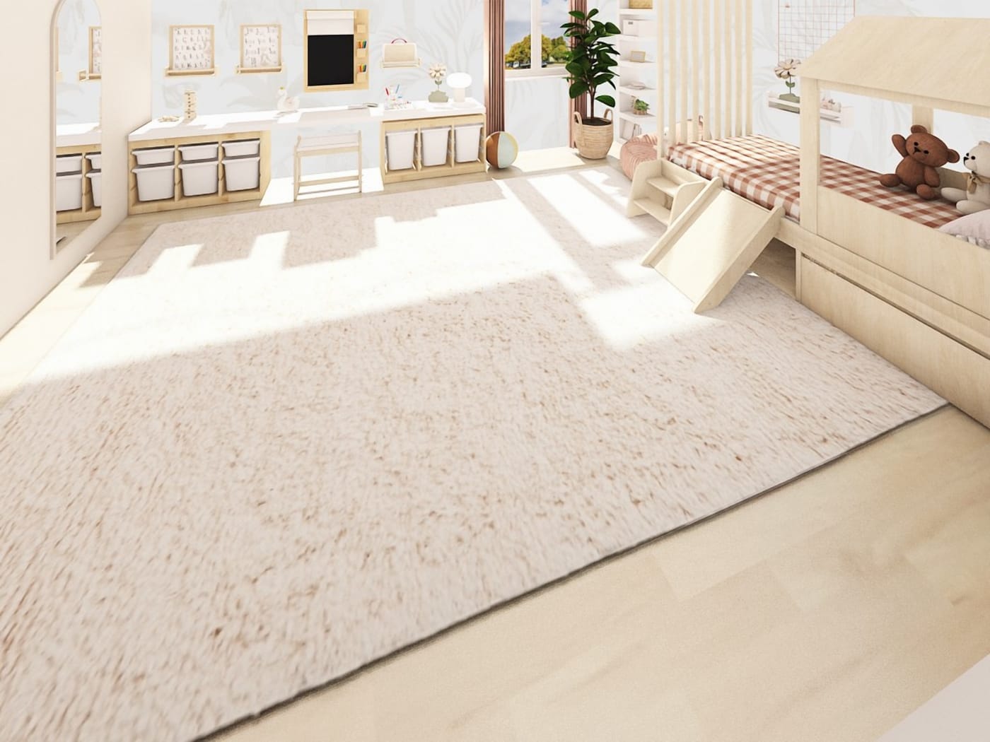 Mid-century kids room