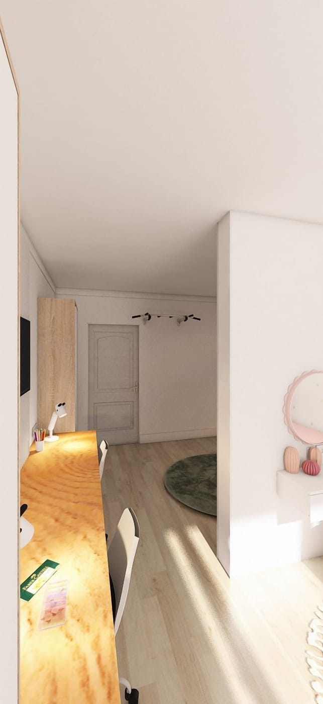 Mid-century kids room