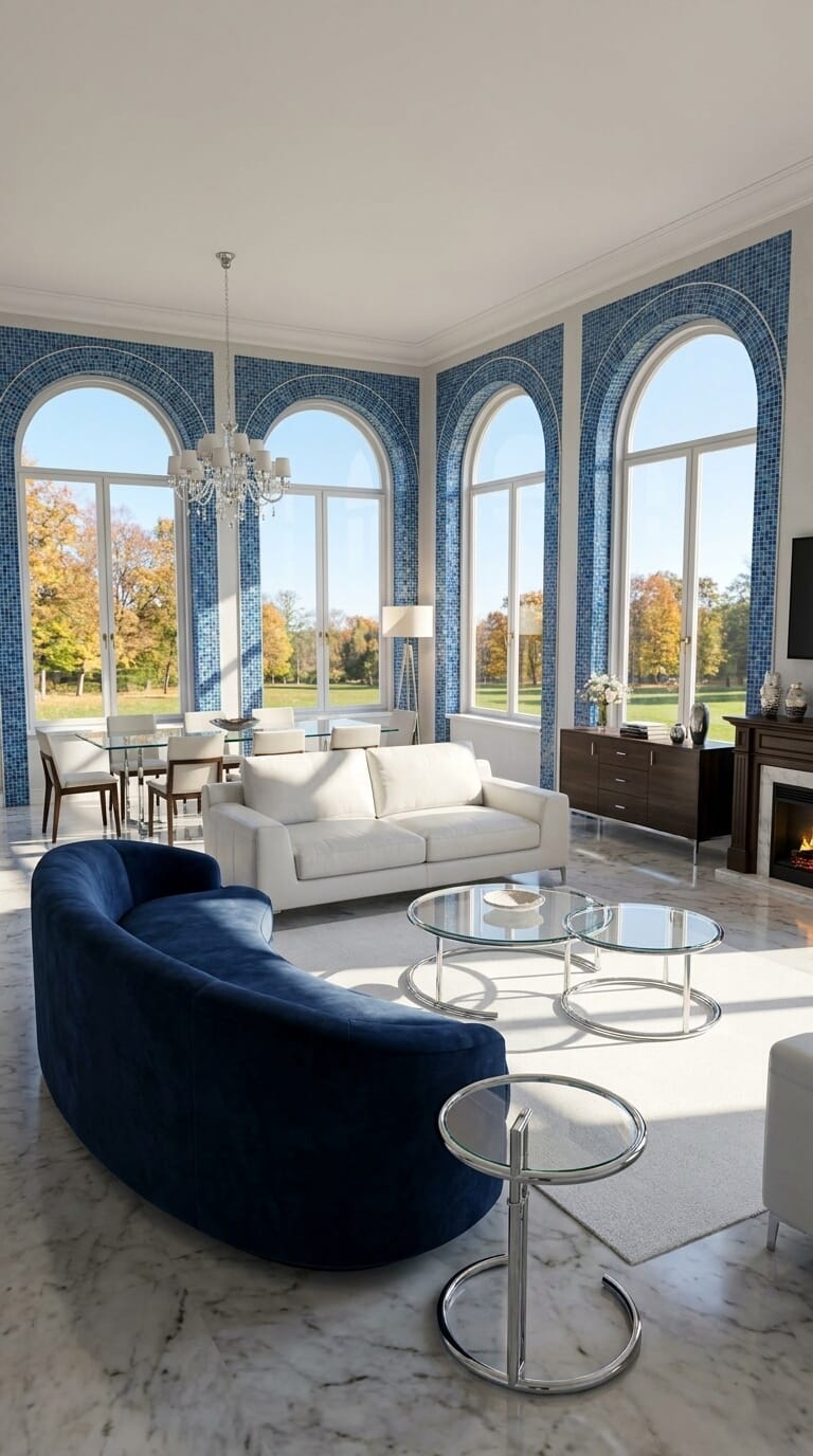 Mid-century living room
