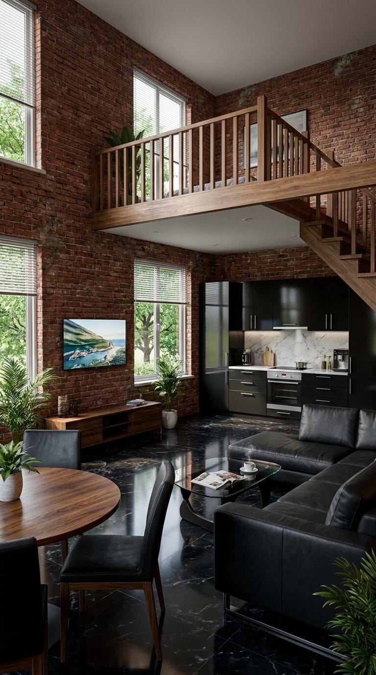 Industrial living room