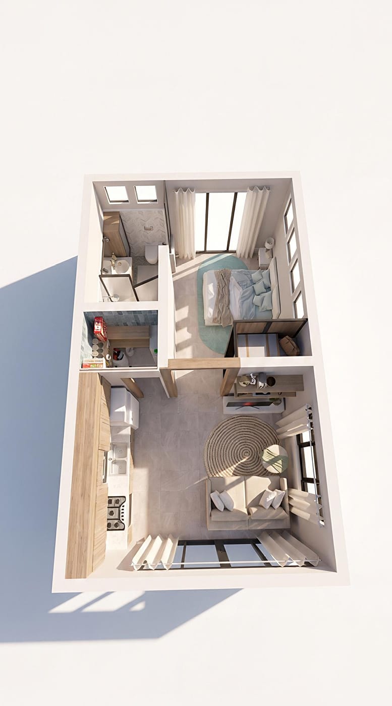Scandinavian floor plan
