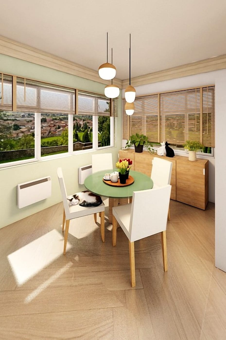 Scandinavian dining room