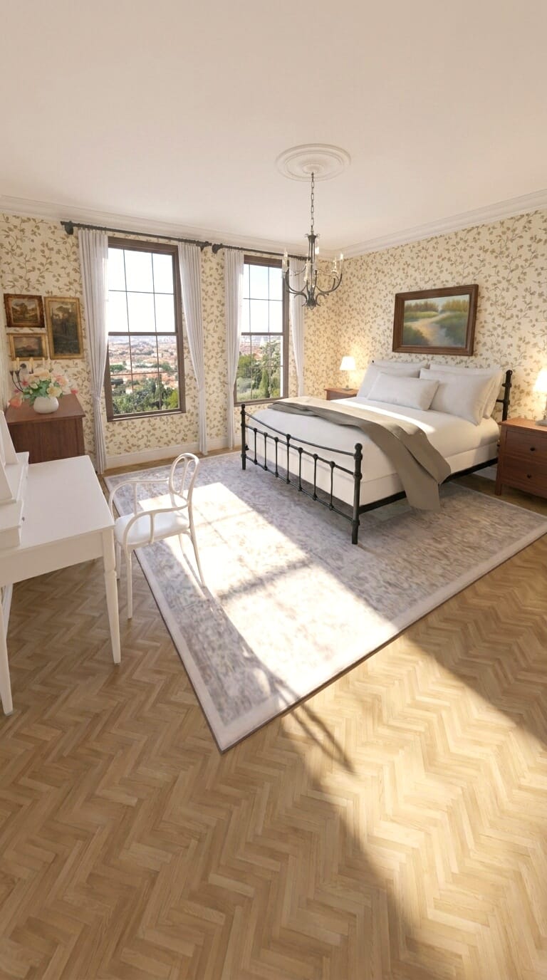 Traditional bedroom