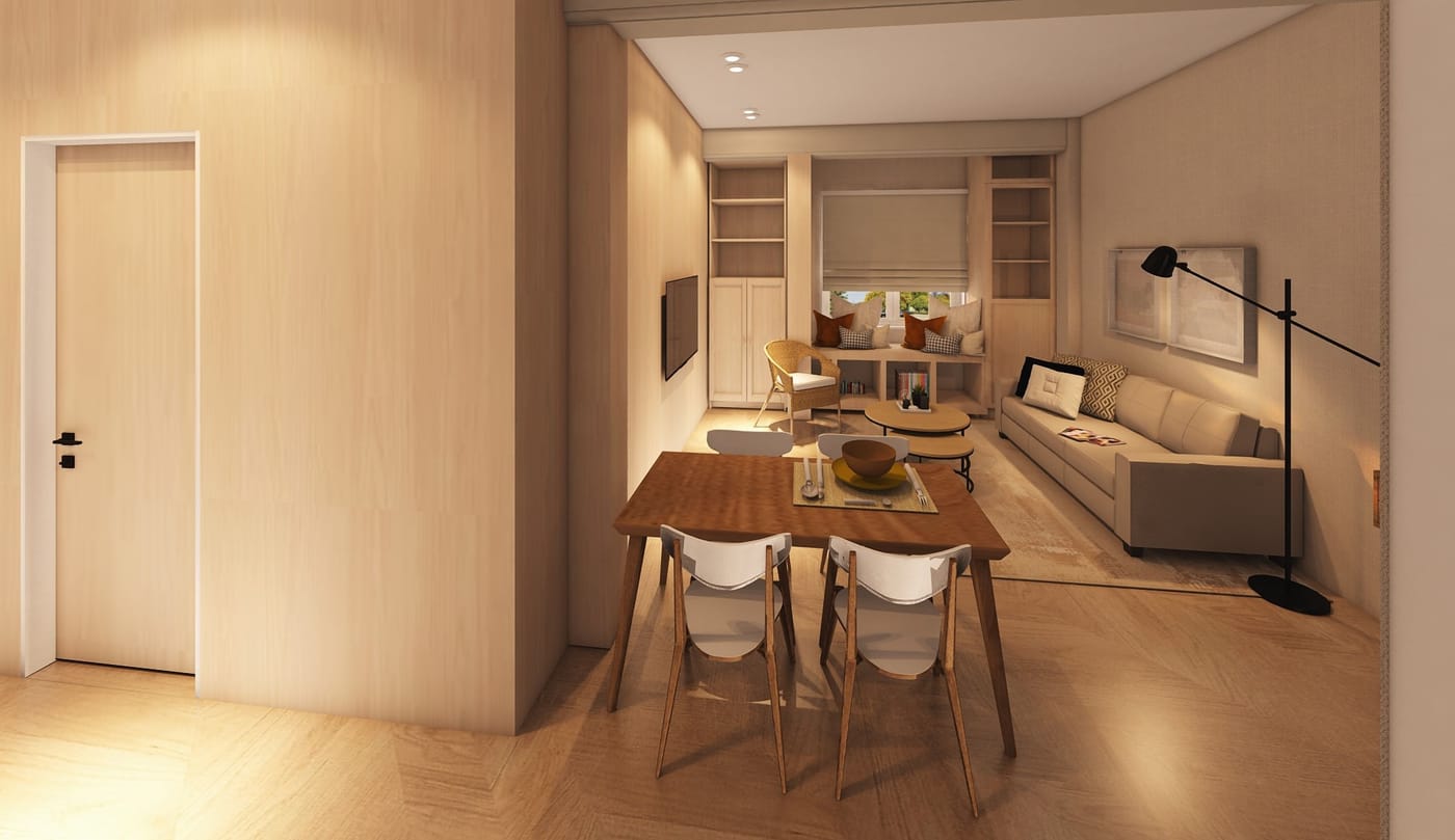 Contemporary floor plan