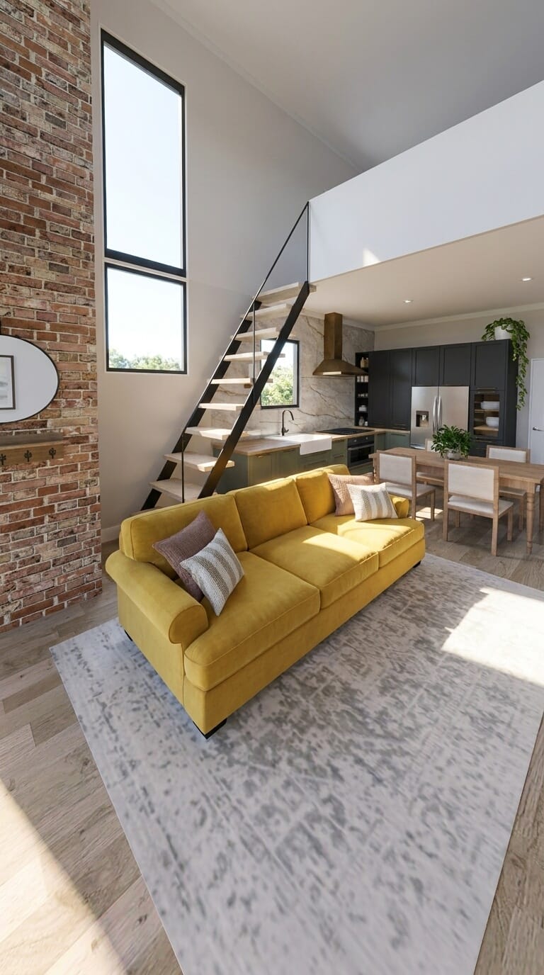Industrial living room