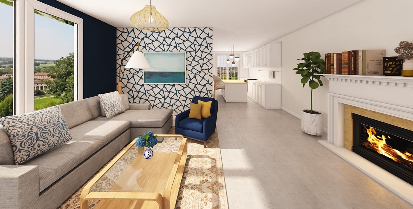 Contemporary living room