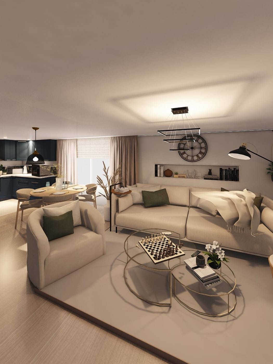 Contemporary living room