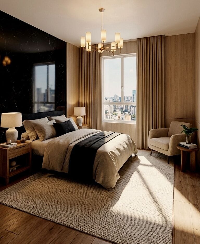 Mid-century bedroom