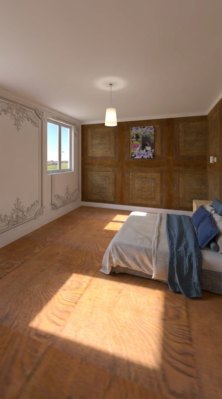 Traditional bedroom