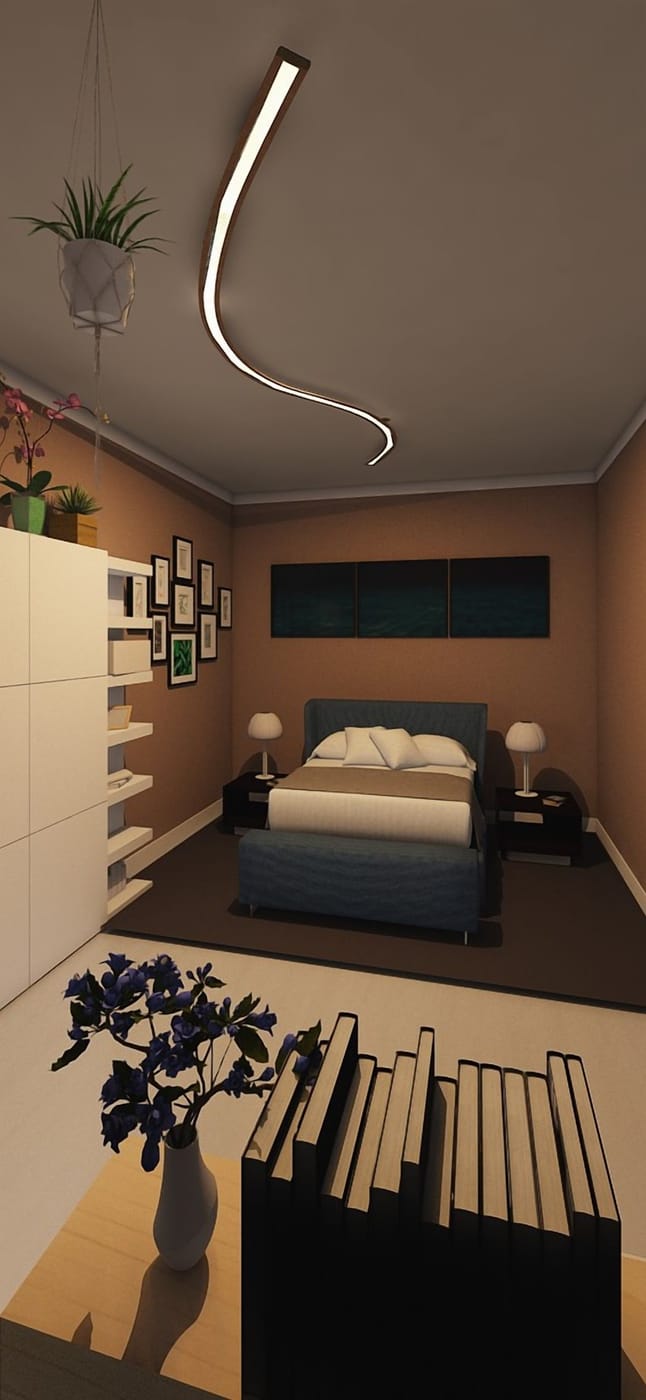Mid-century bedroom
