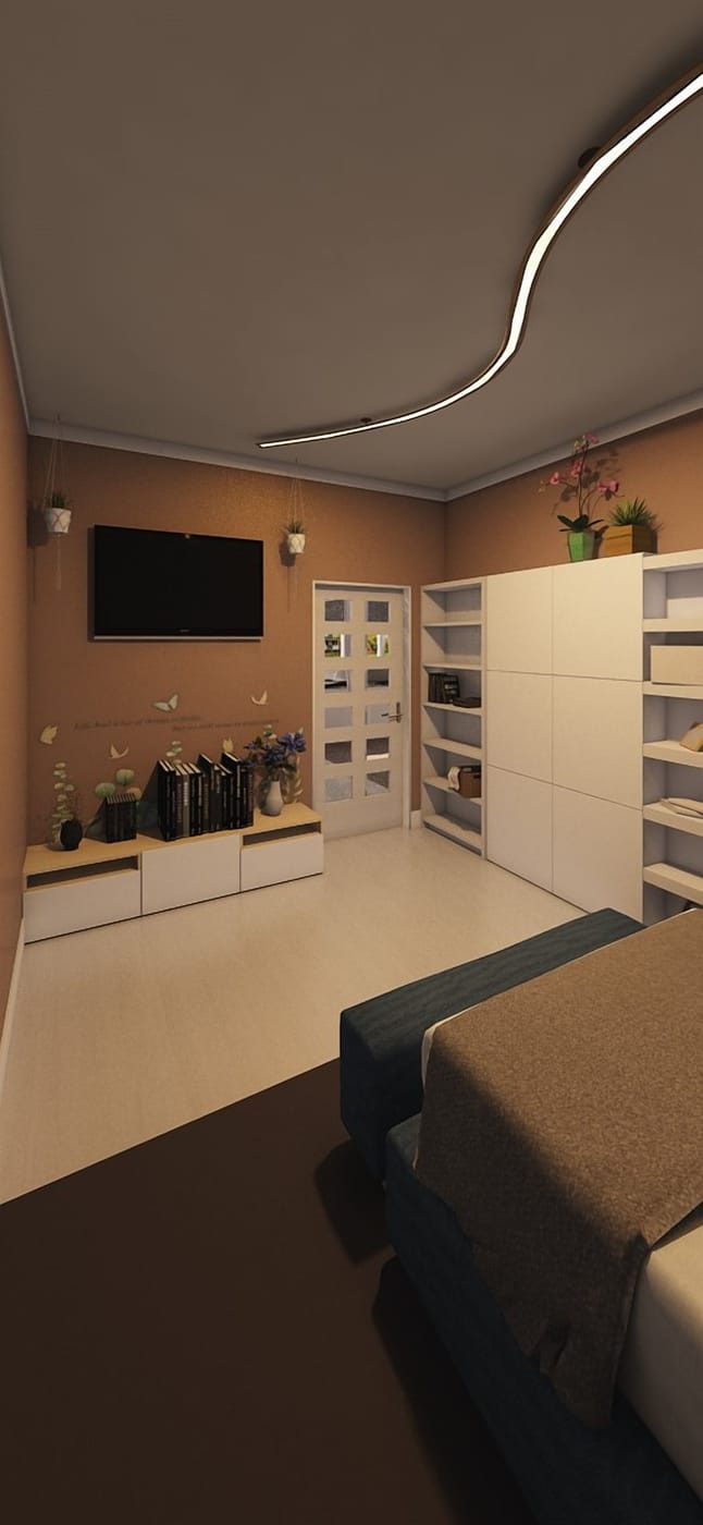 Mid-century living room