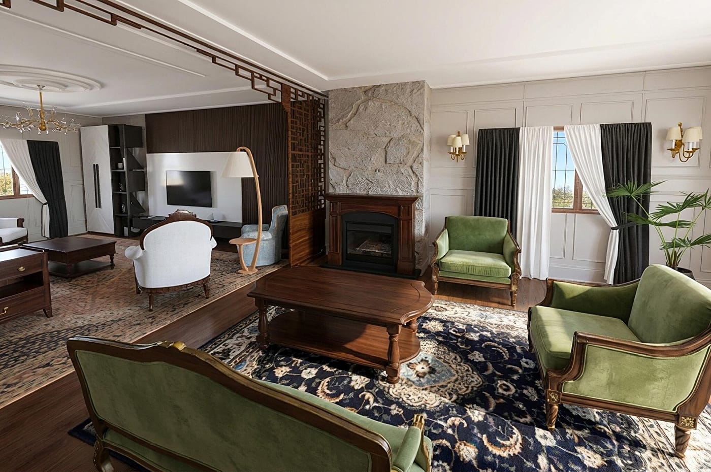 Traditional living room