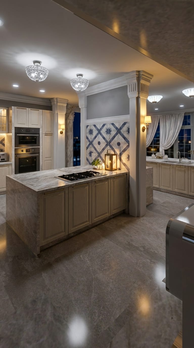 Neoclassical kitchen