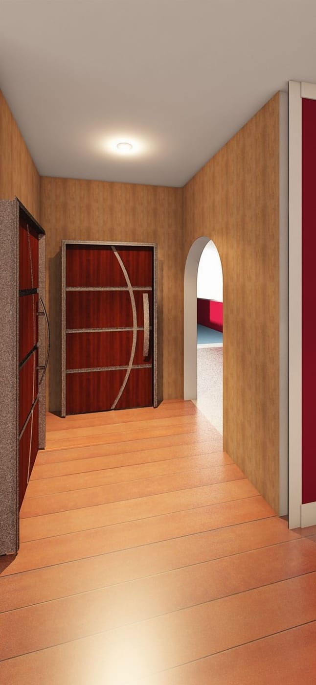 Mid-century hall