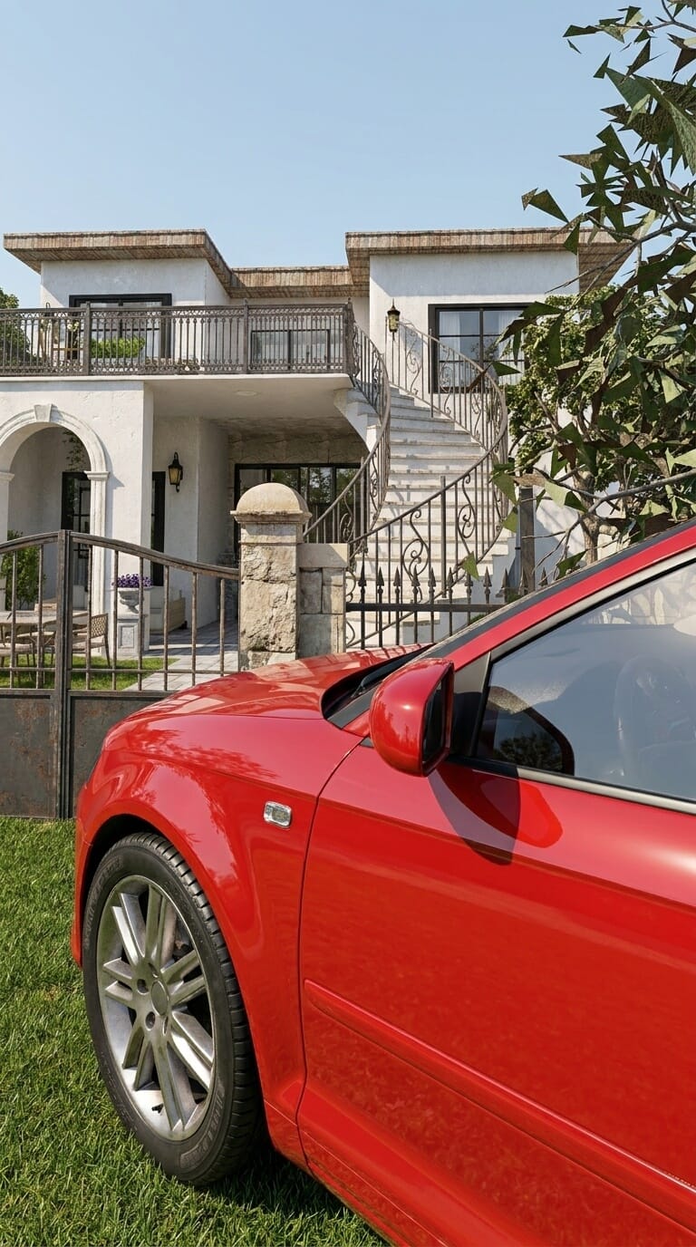 Facade Mediterranean outdoor space