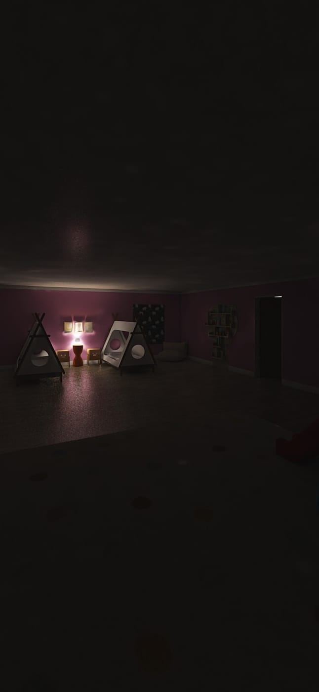 Mid-century kids room