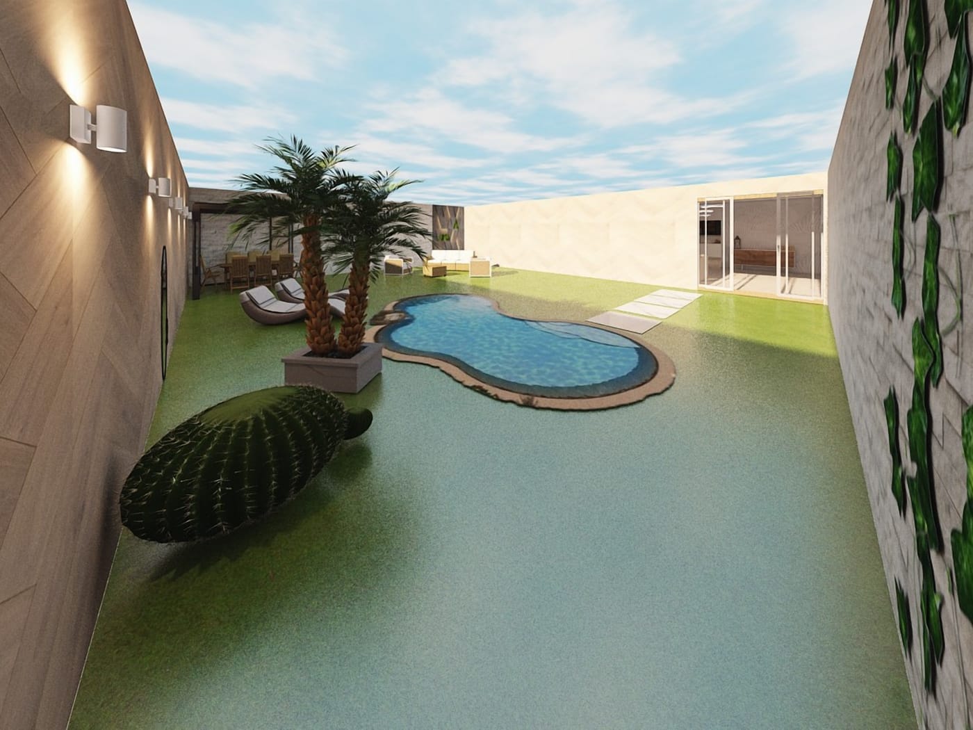 Landscape Desert outdoor space