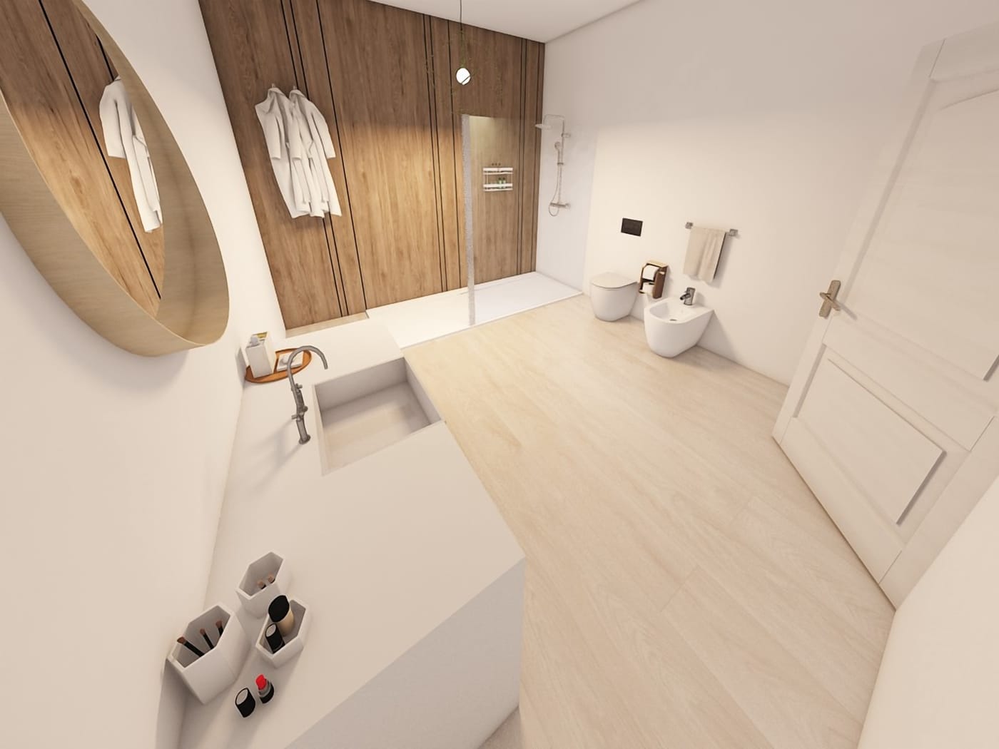 Mid-century bathroom