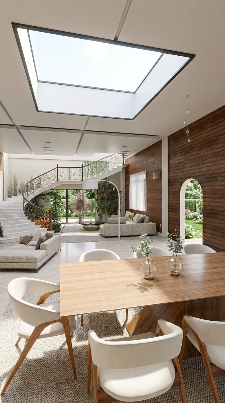 Mid-century living room