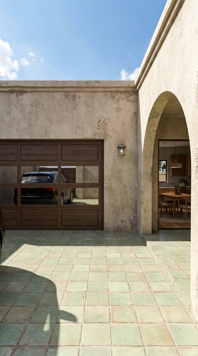 Mediterranean garage