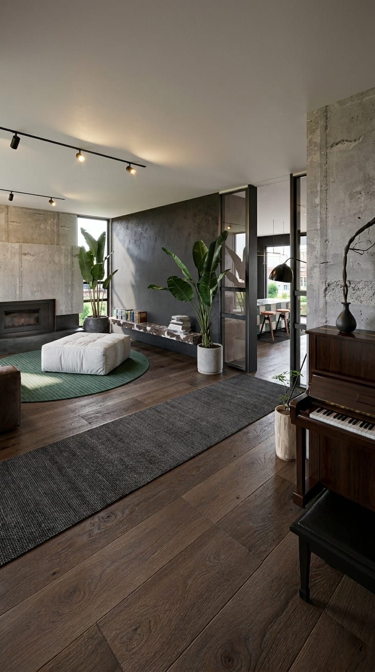 Mid-century living room