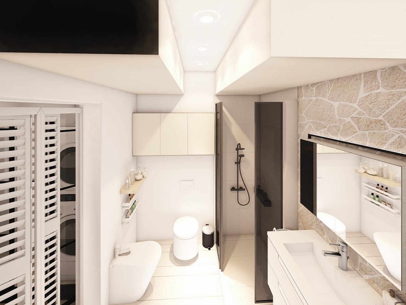 Mid-century bathroom