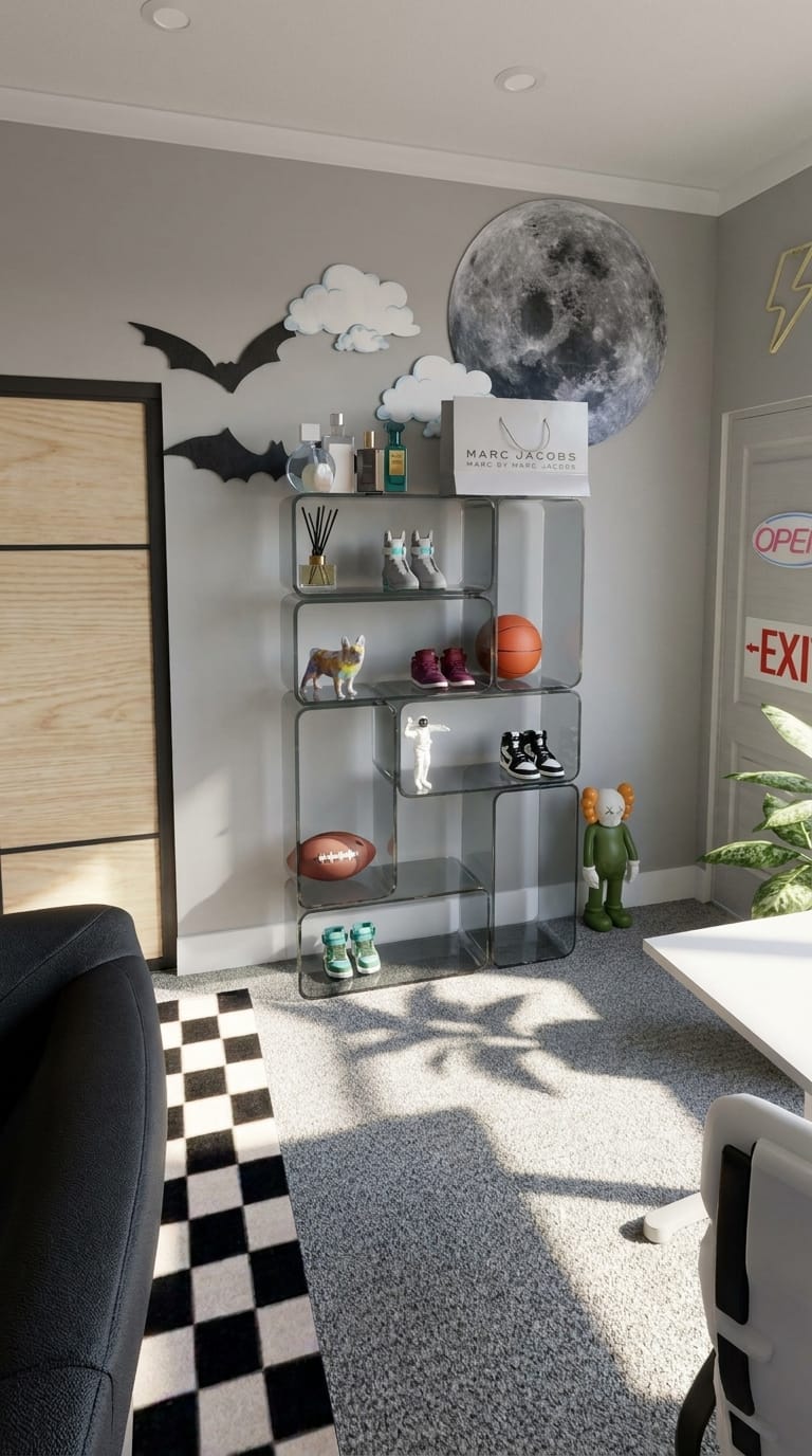 Mid-century kids room