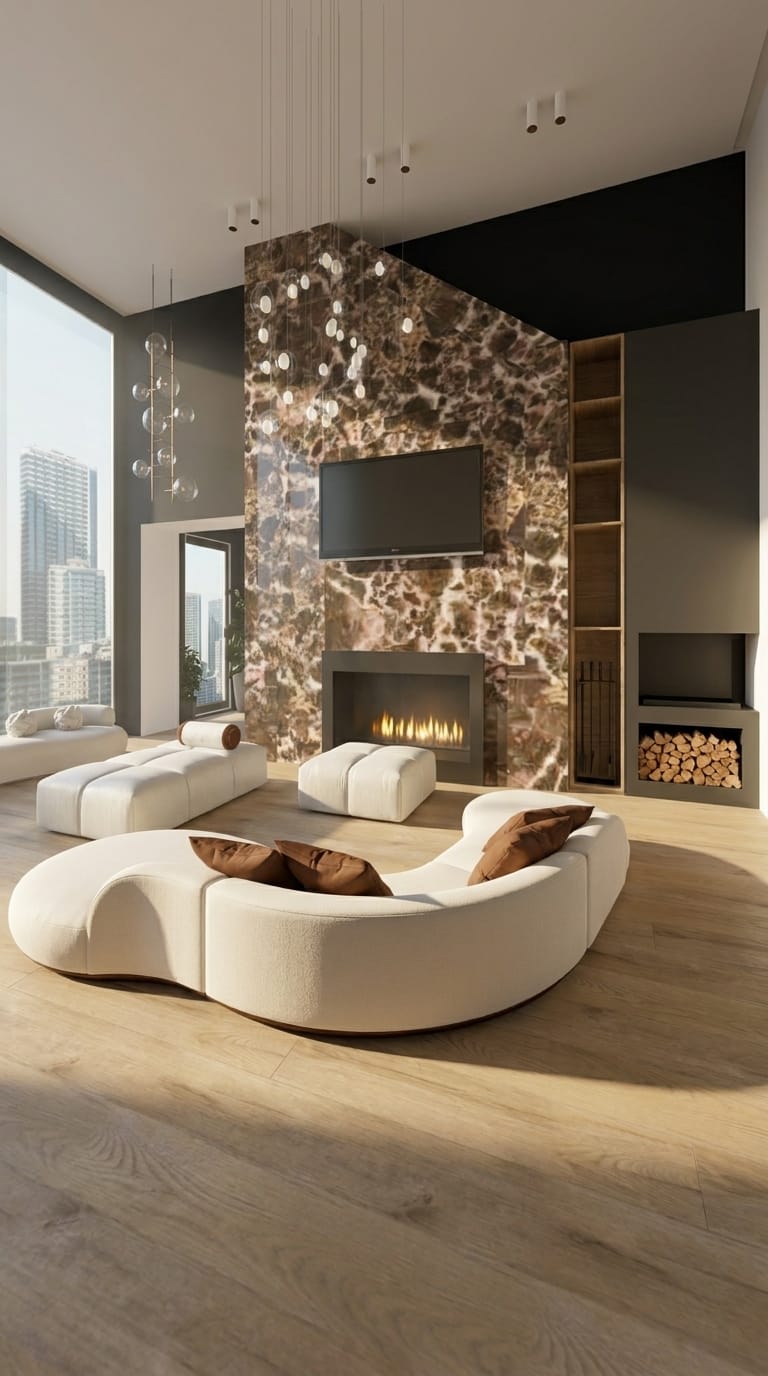 Mid-century living room
