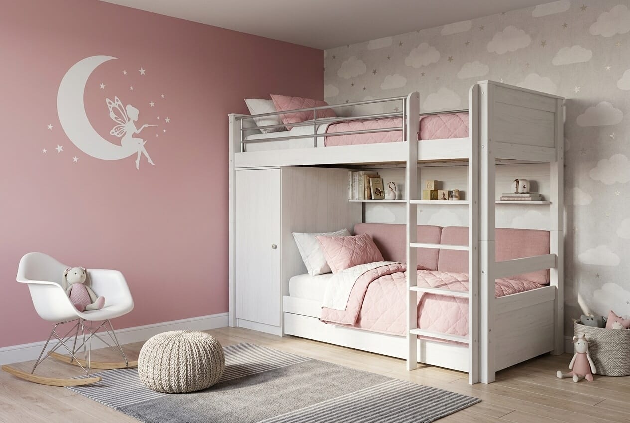 Mid-century kids room