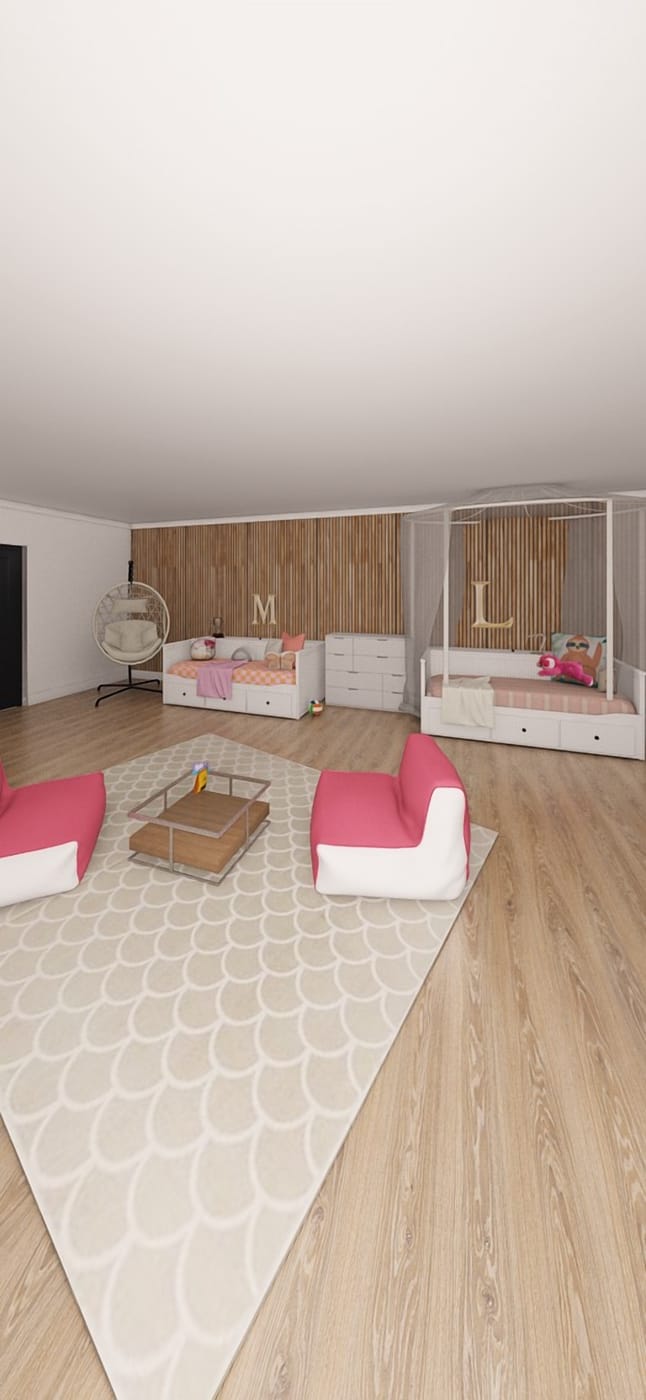 Mid-century kids room
