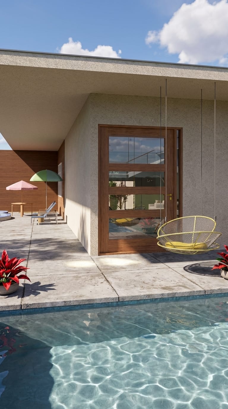 Modern outdoor space