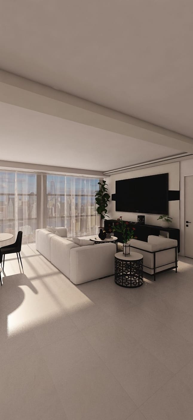 Mid-century living room