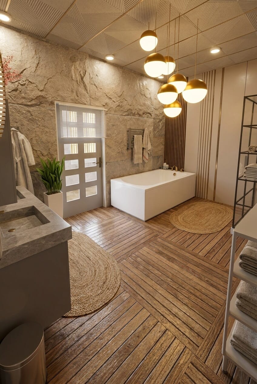 Contemporary bathroom