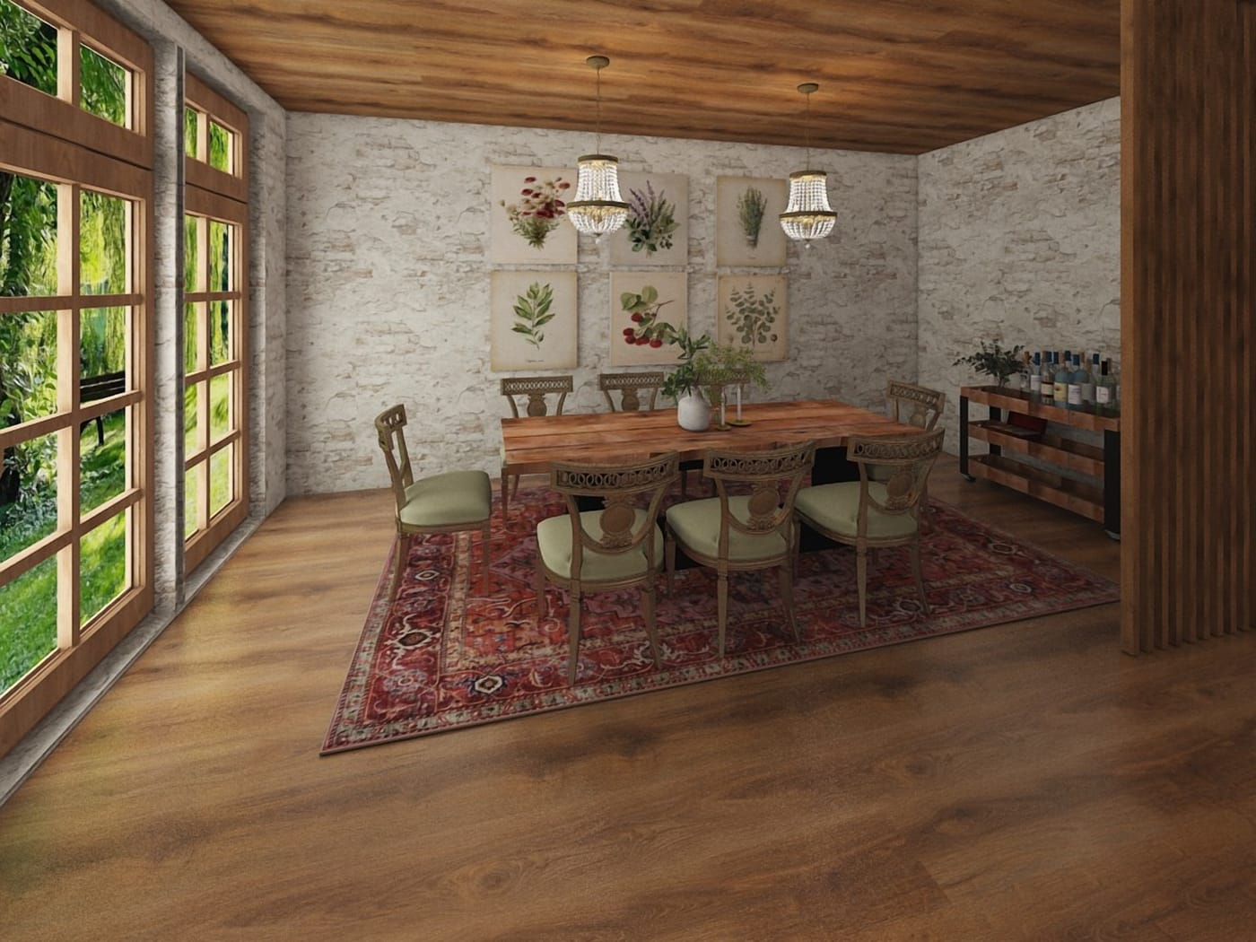 Farmhouse dining room
