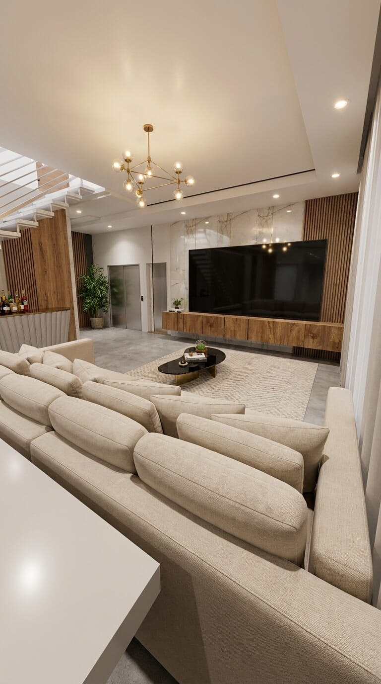 Contemporary living room