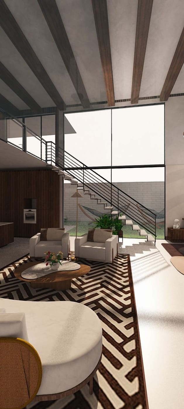 Contemporary living room