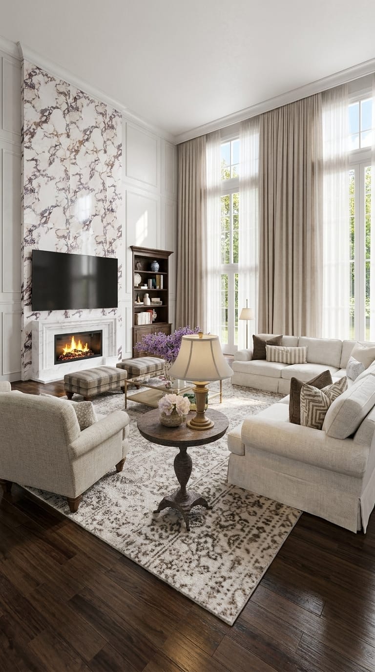 Traditional living room