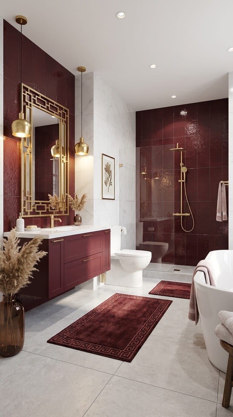 Mid-century bathroom