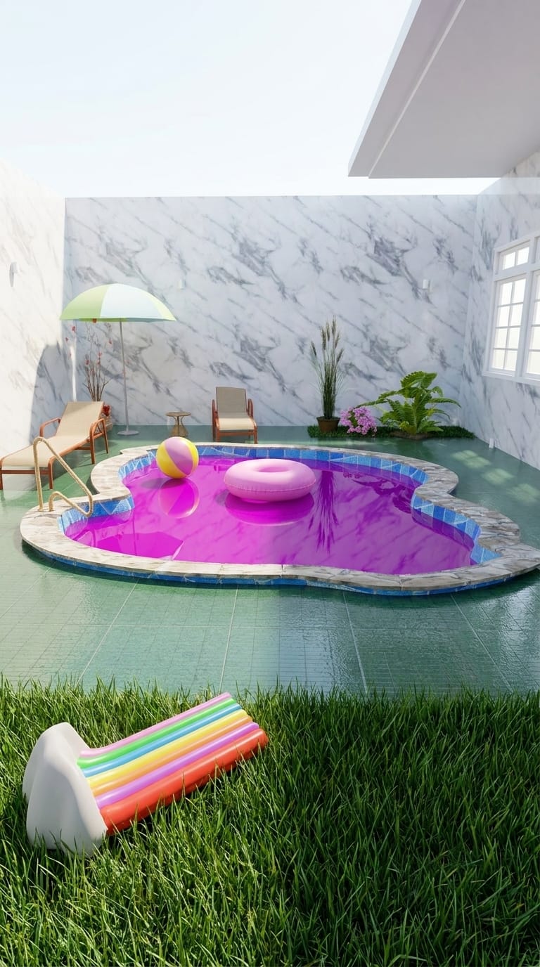 Tropical outdoor space