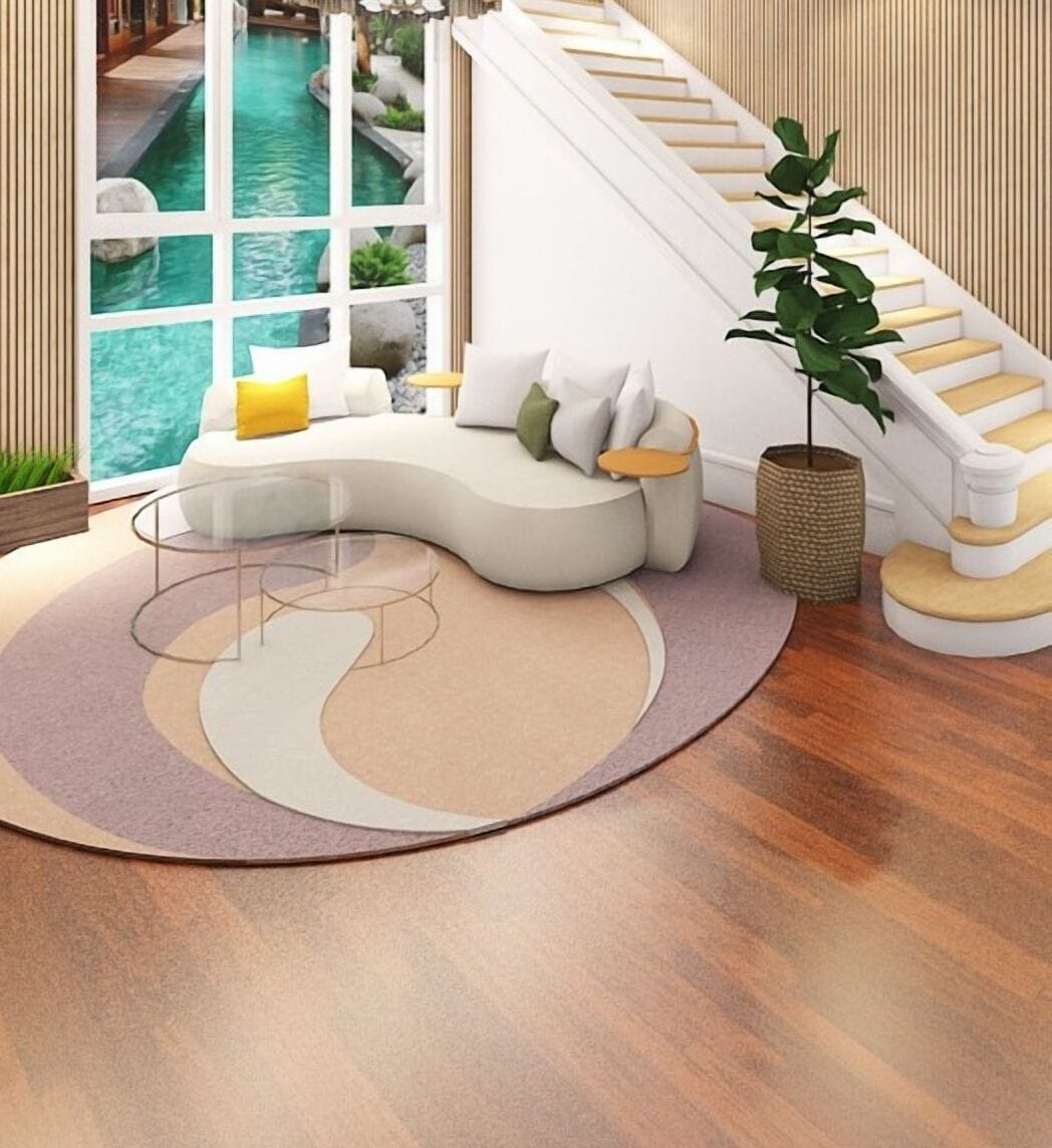 Mid-century living room