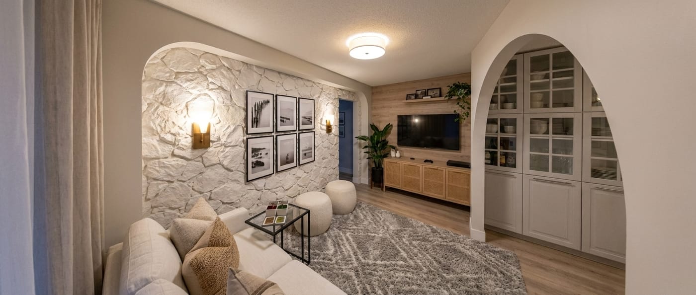 Mid-century living room