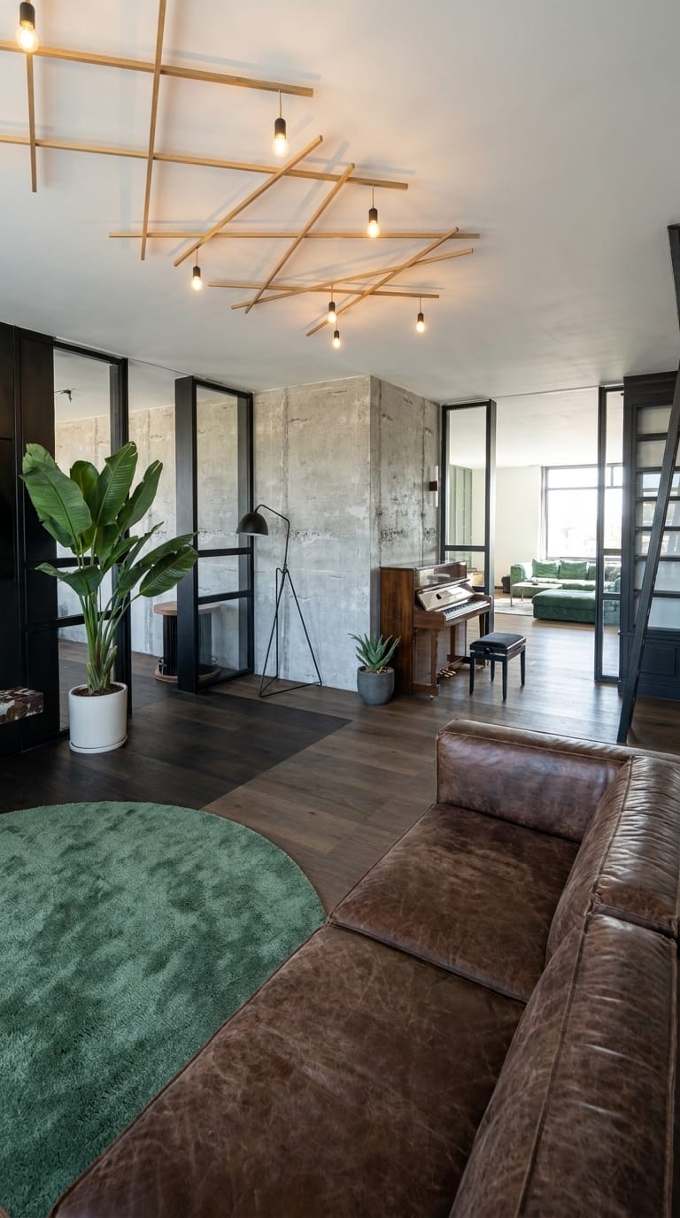 Mid-century living room