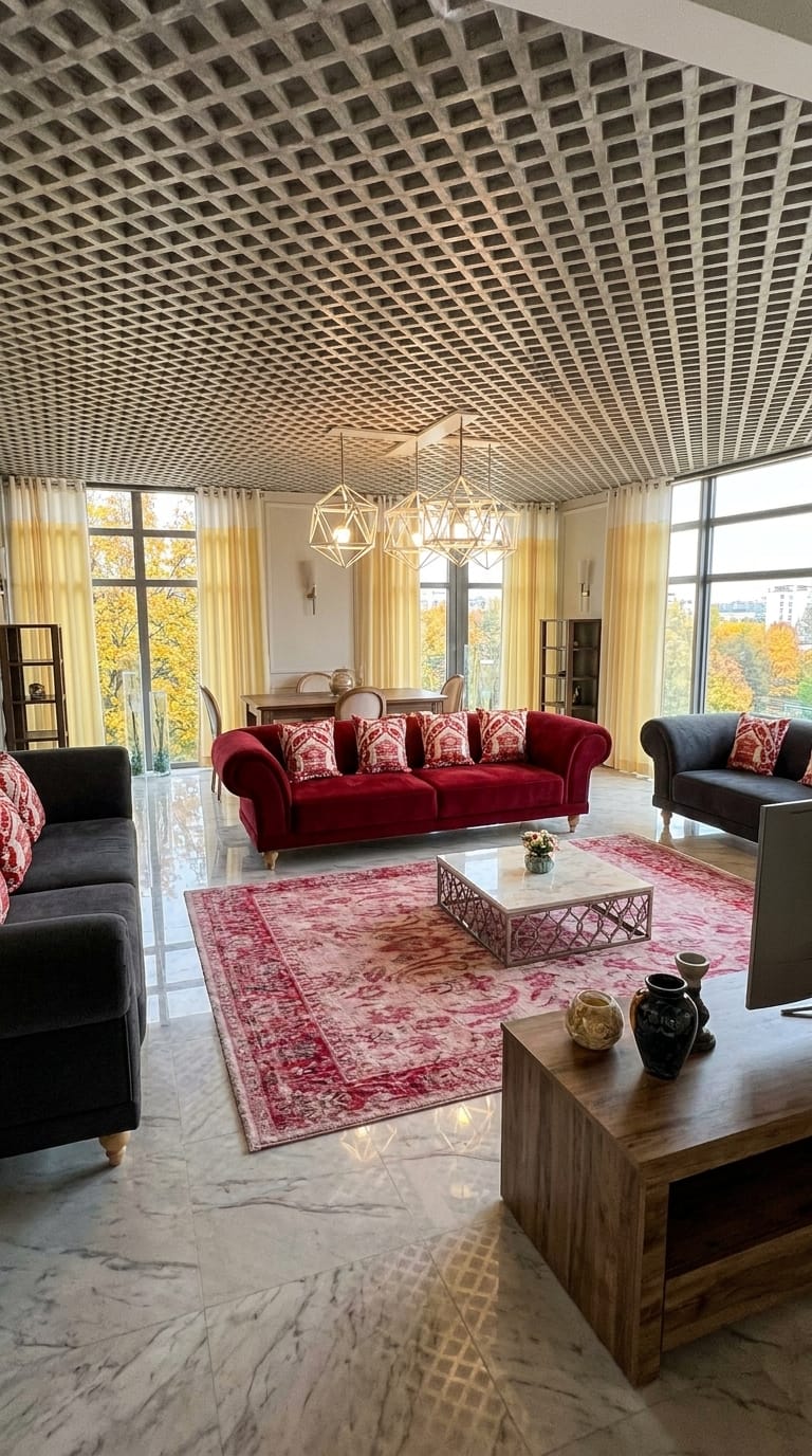 Eclectic living room