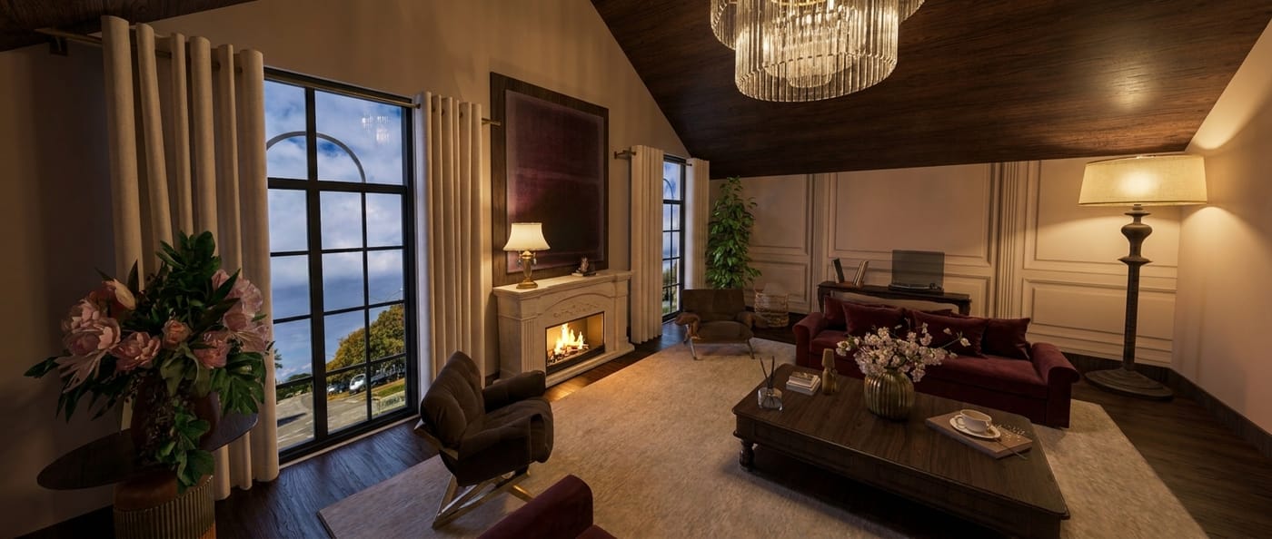 Traditional living room