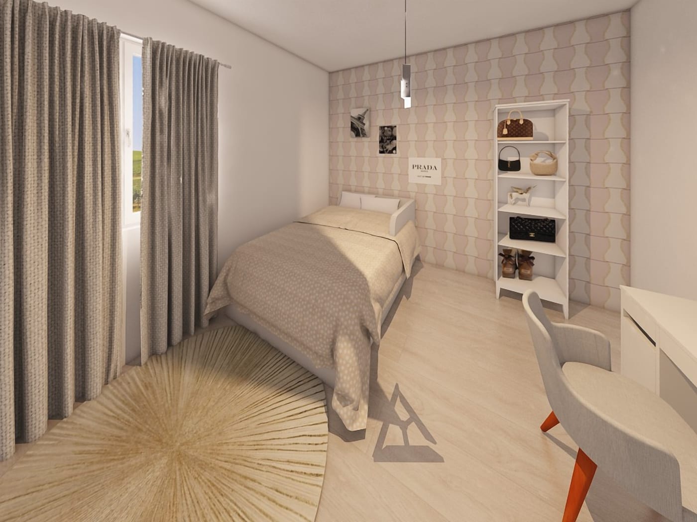 Scandinavian bedroom