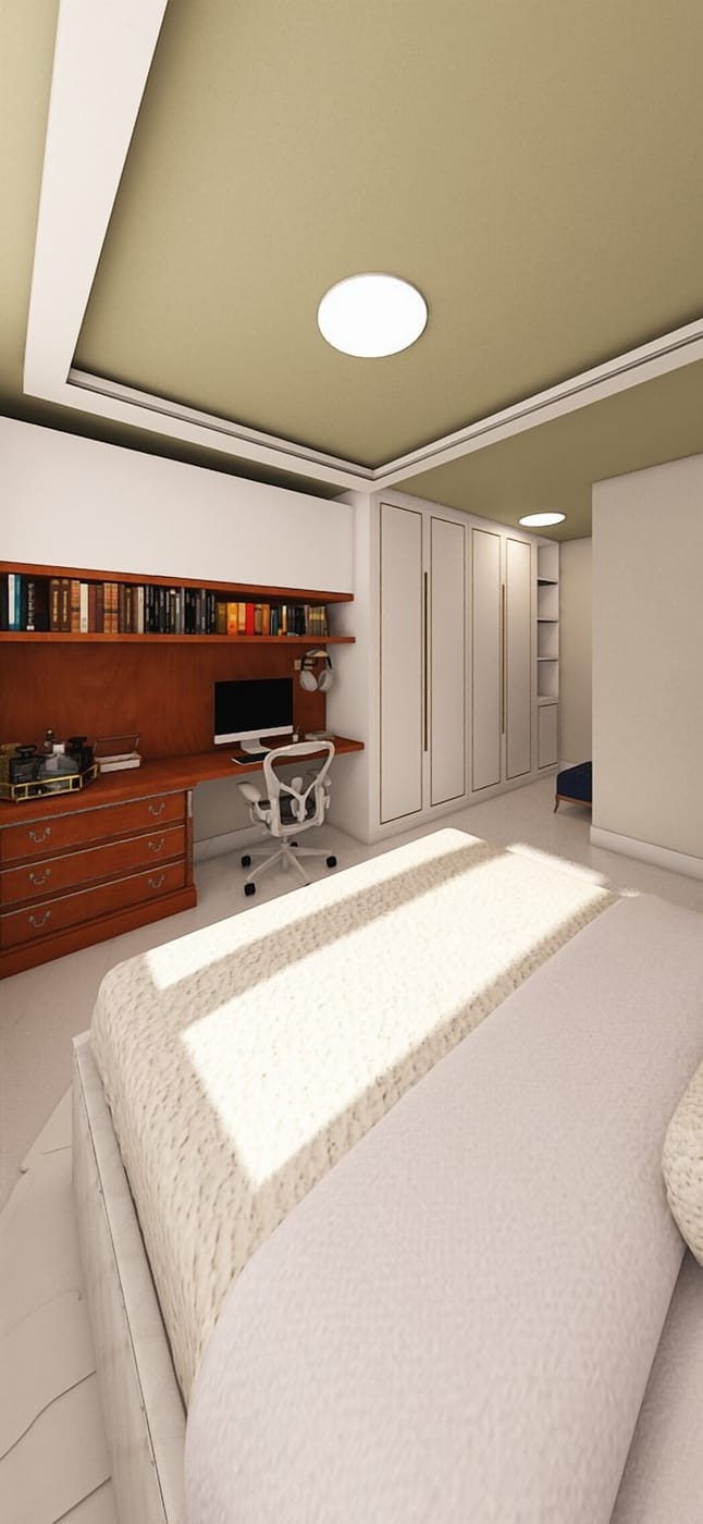 Mid-century bedroom