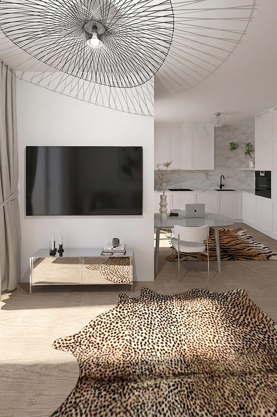 Mid-century living room