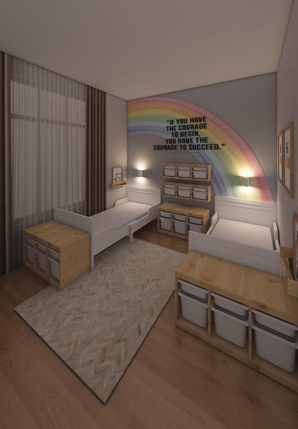 Scandinavian kids room