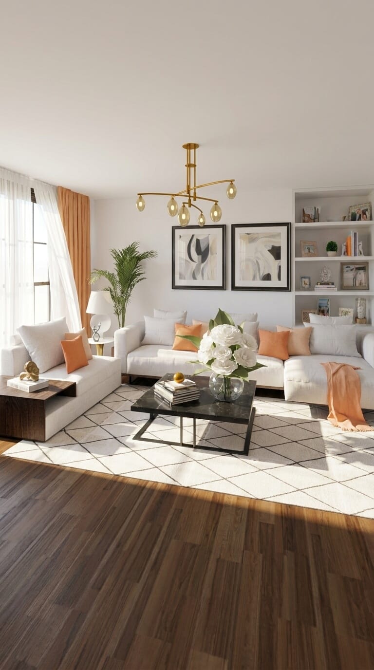 Mid-century living room